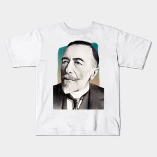 Polish-British Joseph Conrad illustration Kids T-Shirt